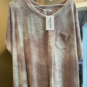 Womens tie dye top
